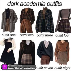 Dark academia outfits mystery box✨